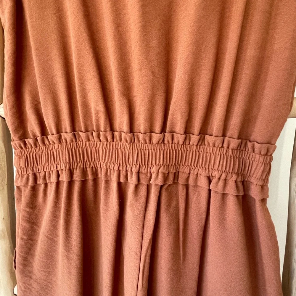 Final Touch Boutique Brand Rust Sienna Sleeveless Jumpsuit Size M
